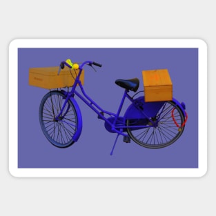 purple bicycle Magnet